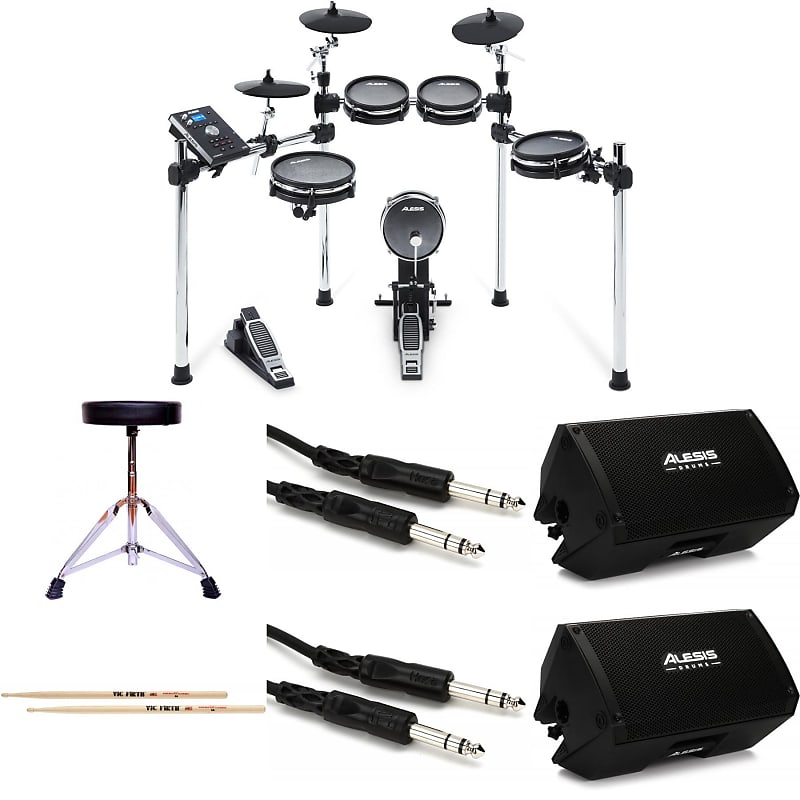 Alesis Command Mesh Electronic Drum Set Essentials & Monitor Reverb