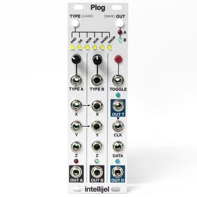 Intellijel Plog Voltage Controlled Logic and Tap Clock Eurorack Synth Module