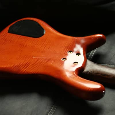 Warwick Streamer Pro M 5-String Bass (LX 5), 1996, Honey Violin, Wenge/Wenge/Maple,  Made in Germany image 2
