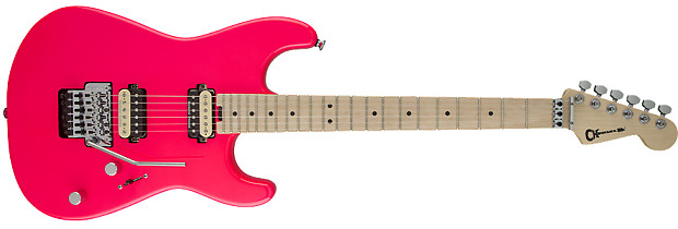 Charvel San Dimas Style 1 HH FR 2016 Neon Pink Reverb
