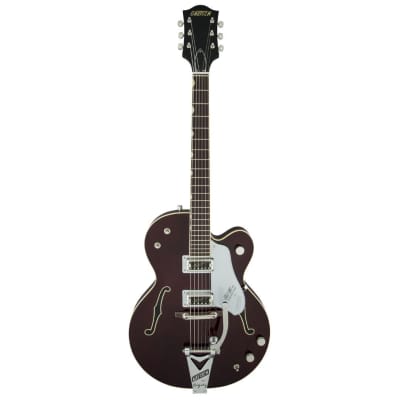 Gretsch G6119T-62 Vintage Select Edition '62 Tennessee Rose Hollow Body 6-String Right-Handed Electric Guitar with Bigsby and Rosewood Fingerboard (Dark Cherry Stain) for sale
