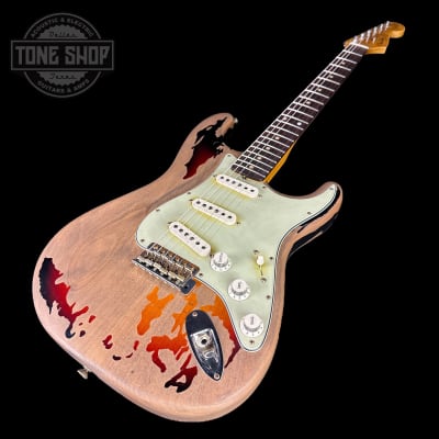 Fender Custom Shop Rory Gallagher Stratocaster Heavy Relic 3 Tone Sunburst w/case image 2