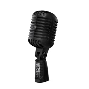 Shure Limited Edition Super 55-BLK Pitch Black Deluxe "Elvis" Mic 2017