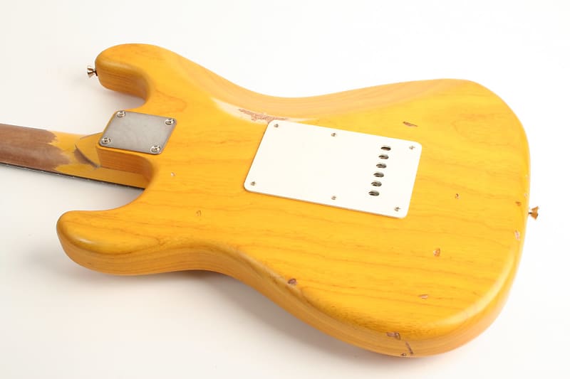 Nash Guitars S-63 Ash Aged Natural Anodized Pickguard Lollar | Reverb