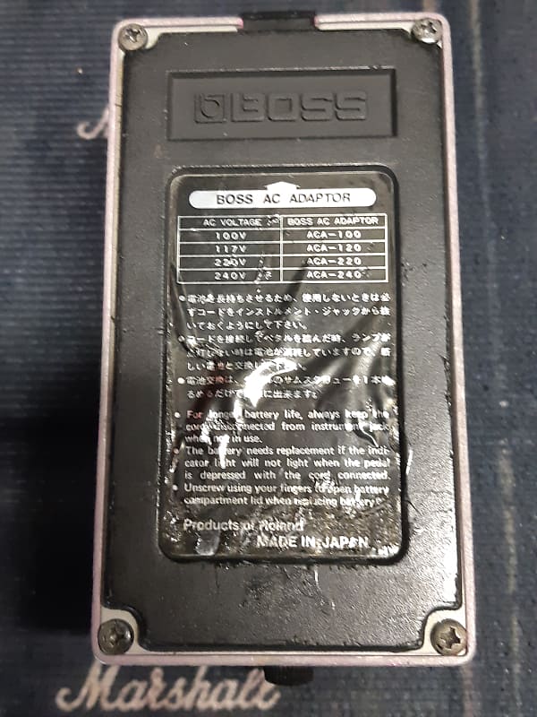 Boss BF-2 Flanger 1980-1984 (Black Label) Made In Japan