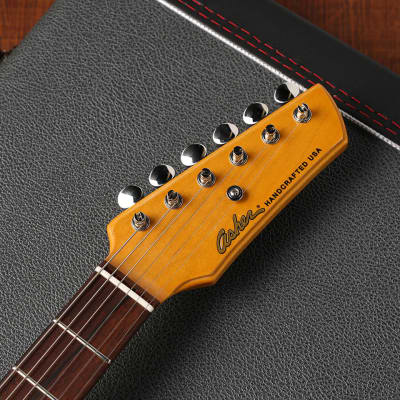 Asher Guitars T-Deluxe 1PC ASH Madagascar Rose 2020 Namm Show Model image 6