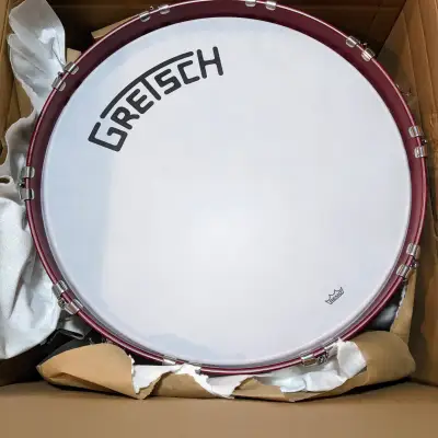 NEW Gretsch Broadkaster 2022 Satin Rosewood 22x18 Kick / Bass Drum With Tom Arm Mount. image 3