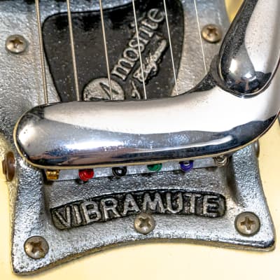 Mosrite The Ventures Model '65 Reissue Guitar with Case - Pearl White image 14