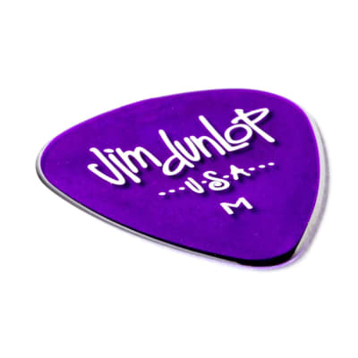 Dunlop 486PMD Gels Medium Guitar Picks - 12pk Purple image 2