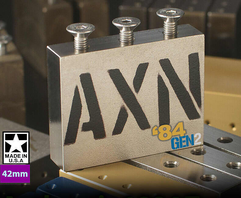 AXN™ MODEL-'84 NICKEL PLATED BIG BLOCK Floyd Rose Sustain Block image 1