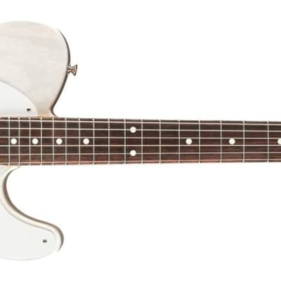 Fender Jimmy Page Mirror Telecaster Electric Guitar, White Blonde, Rosewood Fingerboard image 2