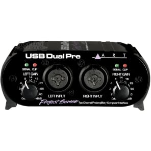 ART USBDualPre 2-Channel Microphone Preamp with USB Interface