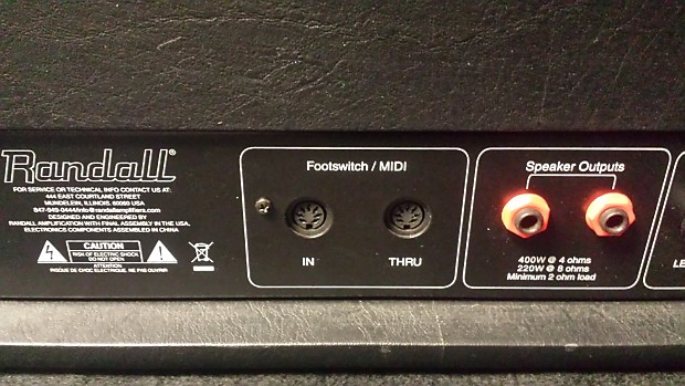 美品】Randall ランドール 真空管ヘッドアンプ V2H 400ワット 【公式通販】