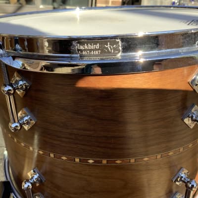 Craviotto 22/13/16" Solid Walnut Drum Set - Video. Signed Shells, ex Blackbird Studio Kit #340 2012 image 22