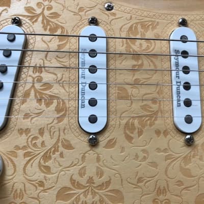 IYG Custom Guitar, Piney,  Vintage Stratocaster-style, SeymourDuncans & Case 2021 Natural image 14