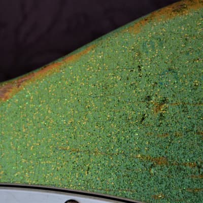 American Fender Telecaster Custom  Heavy Relic Green Sparkle image 22