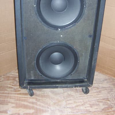 Vintage Used 70's Earth Bass Speaker Cabinet B-25E with original Cover image 2