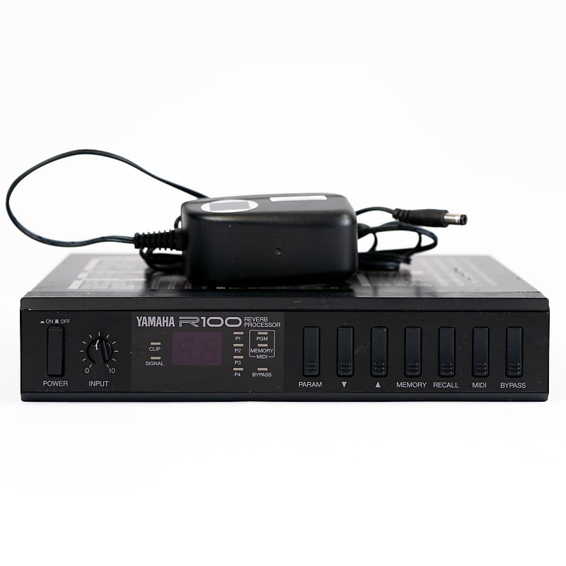 Yamaha R100 Reverb Processor Half Rack with Power Supply