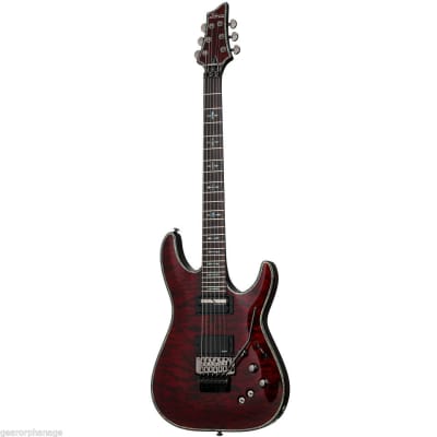 Schecter Hellraiser C-1 FR S Sustainiac Black Cherry Electric Guitar + HARDSHELL CASE! image 3