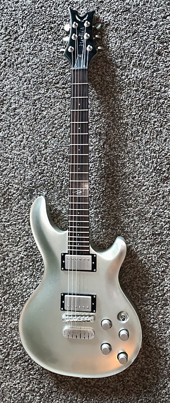 Dean Hardtail electric guitar  Silver sparkle image 1