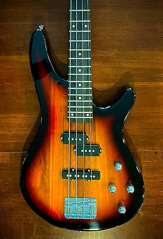 Atkins AIB2 4-String Electric Bass Guitar 2023 Tobacco Sunburst image 1