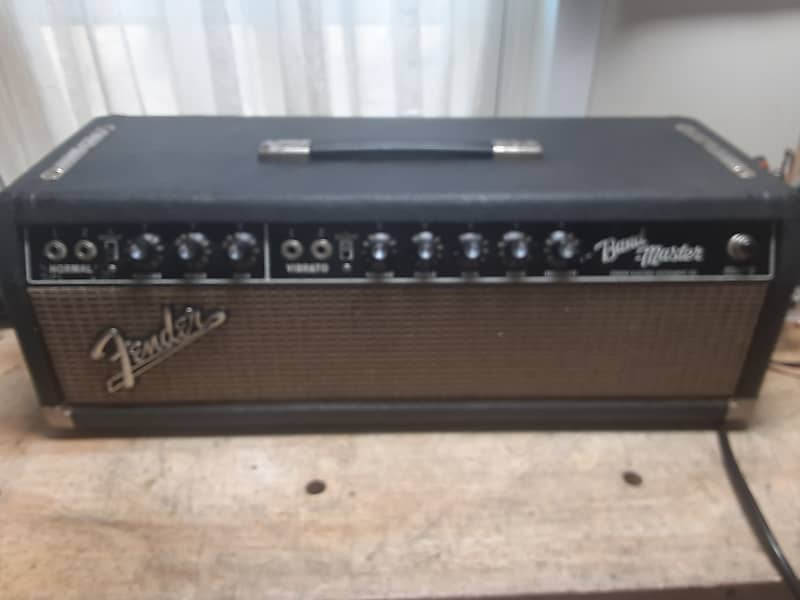 Fender Bandmaster 40-Watt 2-Channel Guitar Amp Head 1963 - 1967 - Black Panel image 1
