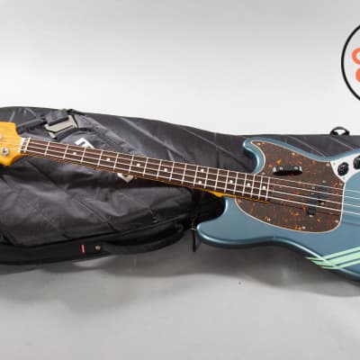 2010 Fender Japan Mustang Bass MB98-75CO OLB Competition Old Lake Placid Blue for sale
