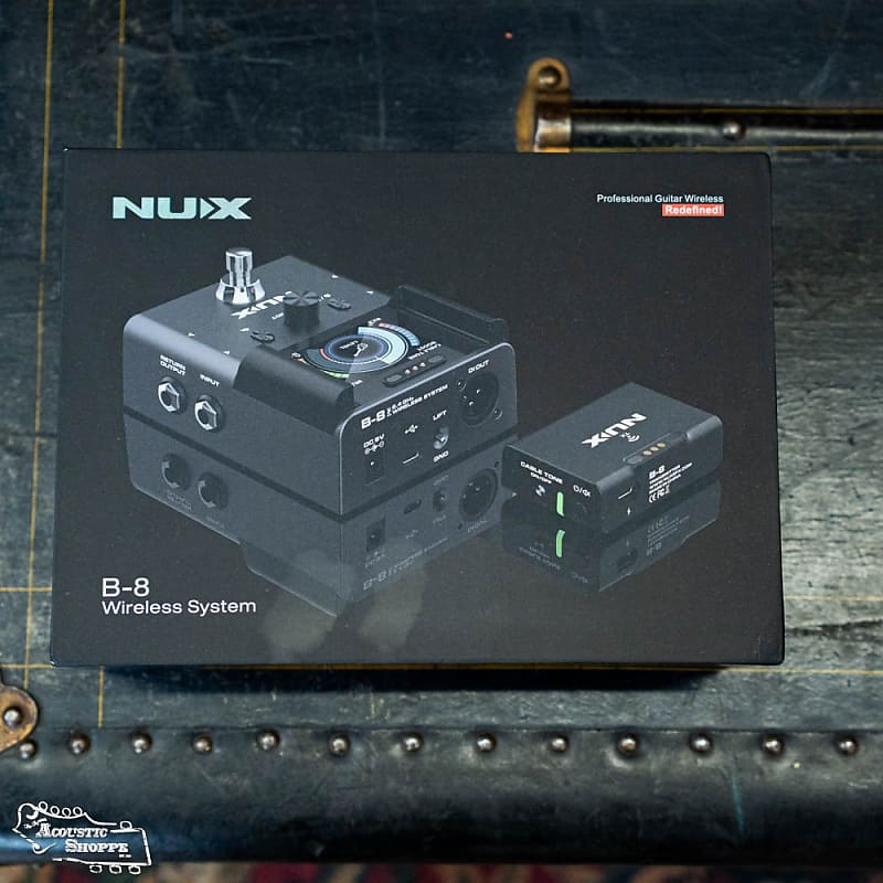 Nux B-8 Professional Wireless System Pedal | Reverb