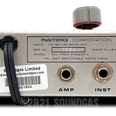 Musitronics Mu-Tron Phasor II *Soundgas Serviced* image 5
