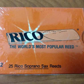 Rico RIA2520 Soprano Saxophone Reeds - Strength 2.0 (25-Pack)
