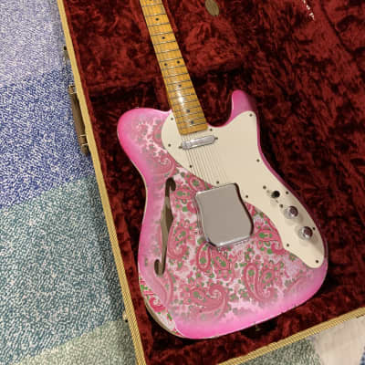 Fender Telecaster Thinline Custom Shop Limited Edition Relic Pink Paisley 2018 Relic Pink Paisley for sale