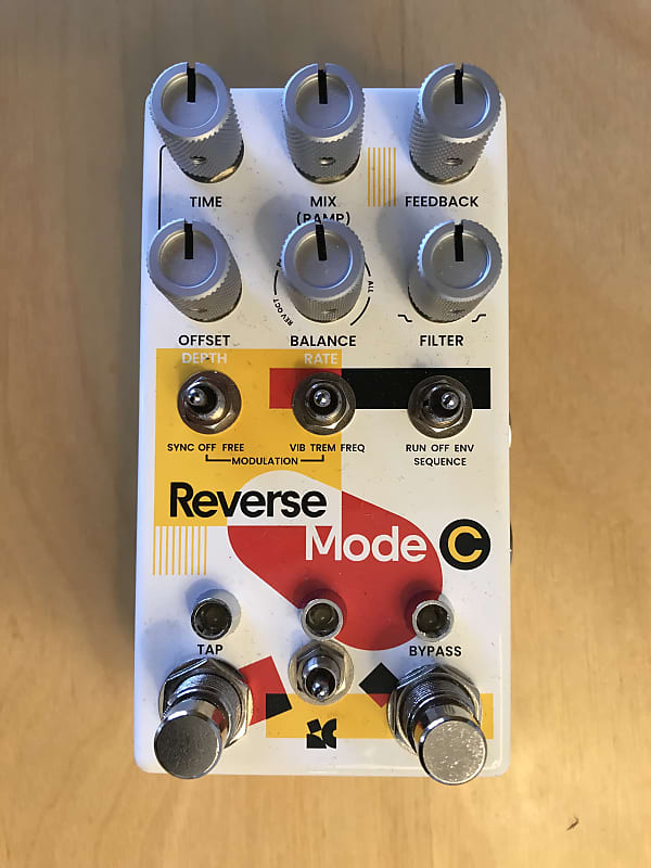 Chase Bliss Audio Reverse Mode C 2023 - White Graphic