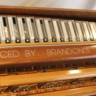 NEW Mahogany Brandoni 147W Piano Accordion LMMH 37 120 image 9
