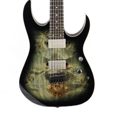 Ibanez Premium RG1121PB Electric Guitar w/Bag - Charcoal Black Burst image 3