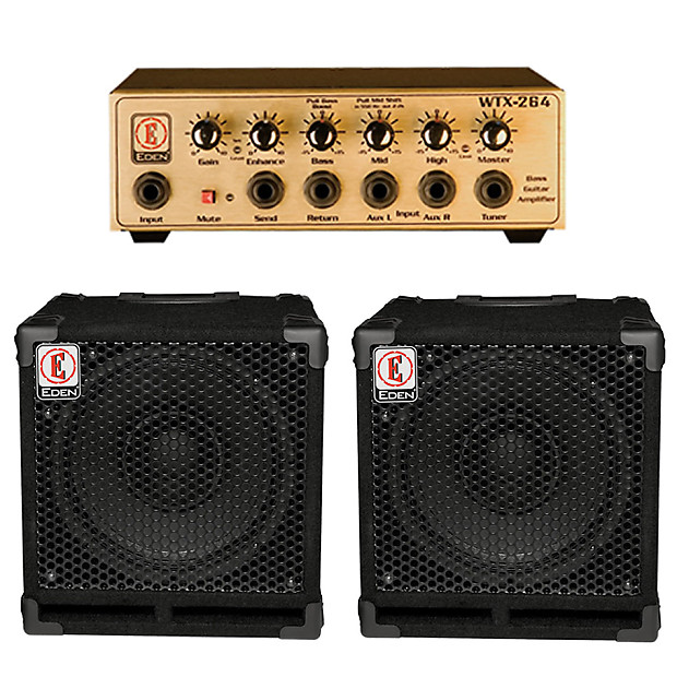 EDEN WTX264 Amp & TWO EX112 8-ohm 12