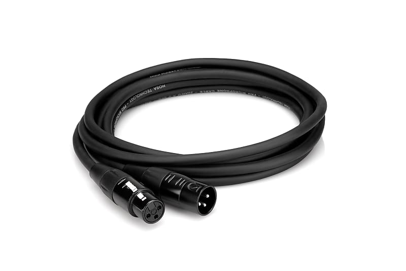 Hosa HMIC-005 Pro Microphone Cable, REAN XLR3F to XLR3M, 5 ft image 1