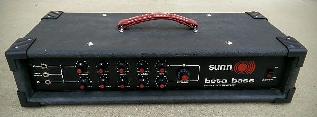 Sunn beta bass head 2025