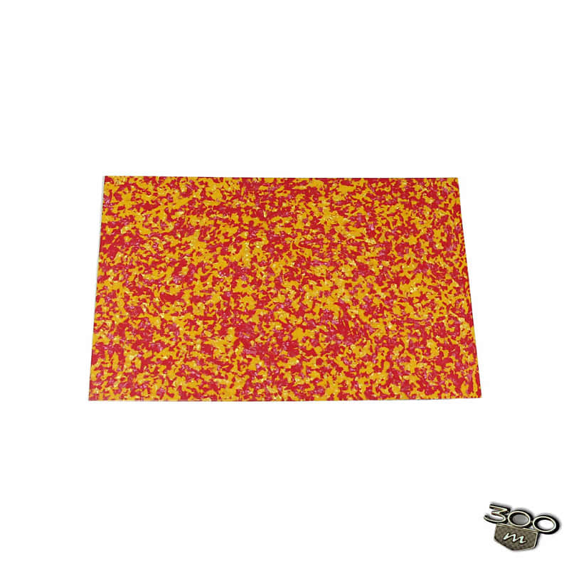 Red Orange Agate Blank Guitar - Bass Pickguard 430 X 290 X 2,3 mm image 1