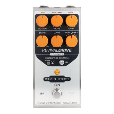 Reverb.com listing, price, conditions, and images for origin-effects-revivaldrive-compact