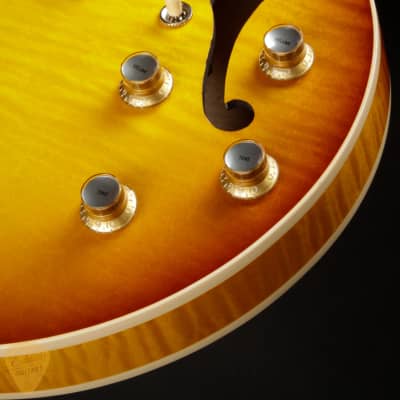 Gibson Custom Shop PSL '64 ES-335 Figured Reissue Gloss Golden Poppy Burst image 13