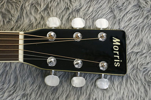 1980's made Vintage Acoustic Guitar MORRIS MV-702 Solid Spruce Top