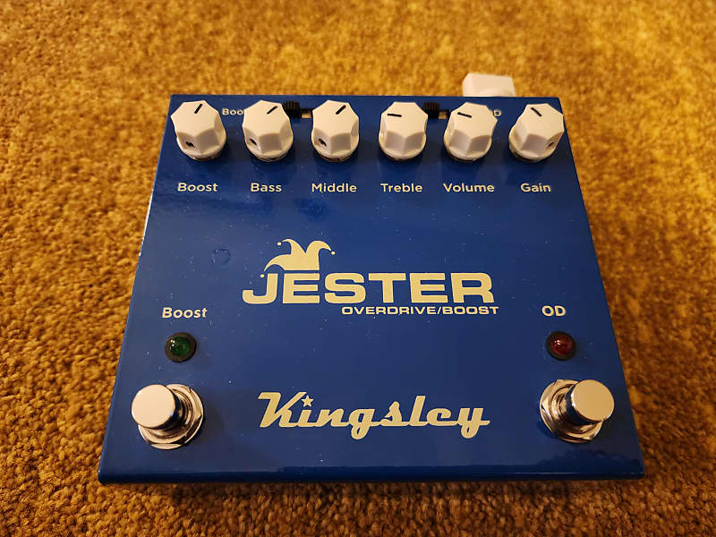 Kingsley Jester V2 Tube Overdrive Boost Pedal Reverb