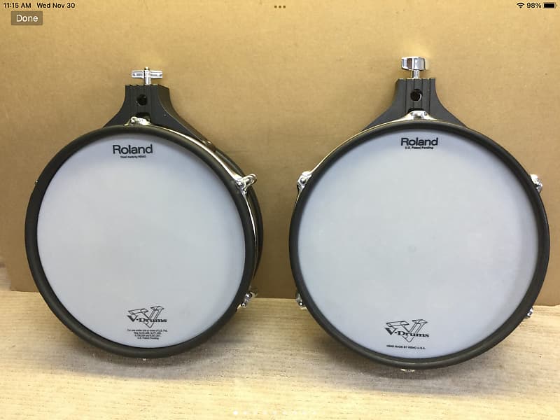 Set of 2 Roland PD-125 12