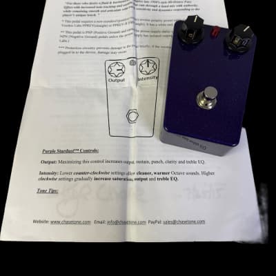 Reverb.com listing, price, conditions, and images for chase-tone-purple-stardust