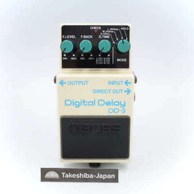 Boss DD-3 Digital Delay Long Chip 1987 Made in Japan Blue Label 