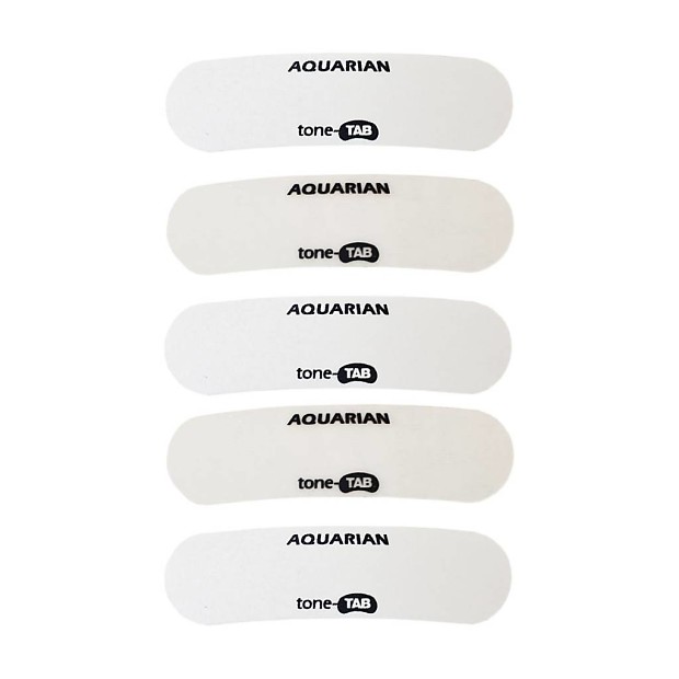 Aquarian T-Tab Drum Head Tone Modifier 5 Pack image 1