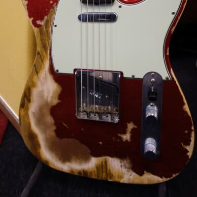 Fender '63 Super Heavy Relic Telecaster Red Sparkle image 3