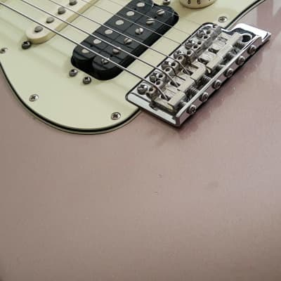 Fender Deluxe Lone Star Stratocaster 2014 - 2016 Burgundy Mist Metallic strat split maple Mexico MIM image 17