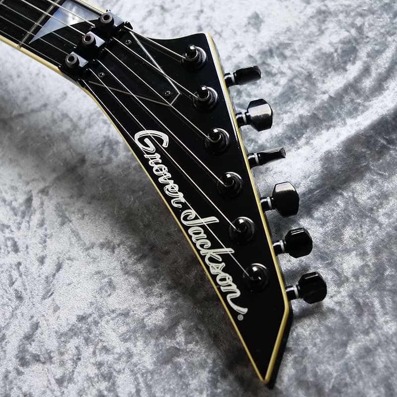 Grover Jackson Soloist See Through Blue Electric Guitar Made
