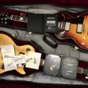 Set of Gibson Custom Shop, Joe Bonamassa Les Paul , Aged Goldtop & Bonaburst both serial number 054